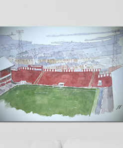 Sunderland Stadium Of Light Aluminium Wall Art Metal Sign By Sam Edwards Artist