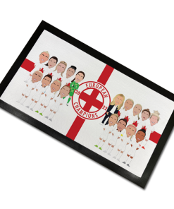 England Ladies European Champions 2022 Bar Runner Mat Design 1