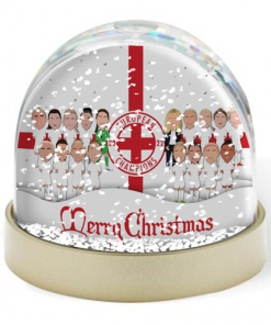 England Ladies European Champions 2022 Snow Globe Design 1