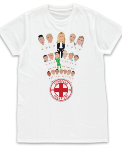 England Ladies European Champions 2022 White T-Shirt Design 2