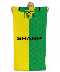Man Utd Away 92 94 Classic Kits Retro Shirt Beach Towel