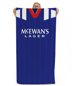 Rangers Home 1992 Classic Kits Retro Shirt Beach Towel