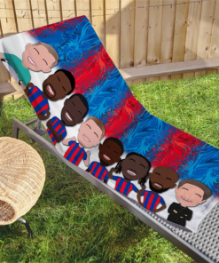 Crystal Palace 2024-25 Vector Heroes Beach Towel