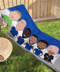 Everton 2024-25 Vector Heroes Beach Towel