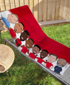 Nottingham Forest 2024-25 Vector Heroes Beach Towel