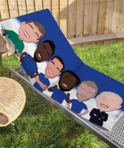 Leicester City 2024-25 Vector Heroes Beach Towel