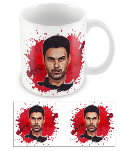 Football Icons Mikael Arteta Arsenal Mug Cup