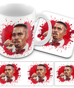 Gabriel Jesus Arsenal Mug and Coaster Set