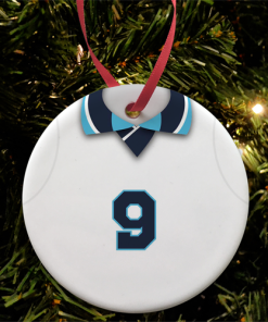 England Retro Home Shirt 1996 Christmas Tree Decoration