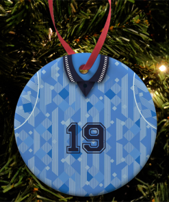 England Retro 3rd Shirt 1990 Christmas Tree Decoration