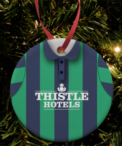 Leeds Utd Retro Away Shirt 1994 Christmas Tree Decoration
