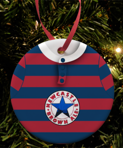 Newcastle Utd Retro Home Away 1995 Christmas Tree Decoration