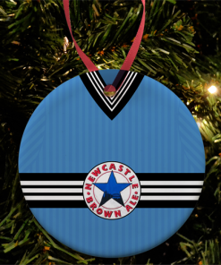 Newcastle Utd Retro Away Shirt 1996 Christmas Tree Decoration