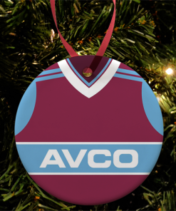 West Ham Utd Retro Home Shirt 1984 Christmas Tree Decoration
