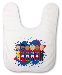 Rangers Splash Baby Bib Vector Heroes