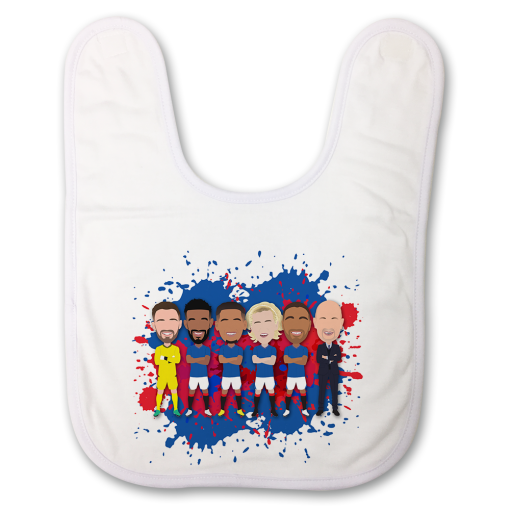 Rangers Splash Baby Bib Vector Heroes