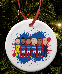 Rangers Players Splash Christmas Tree Decoration