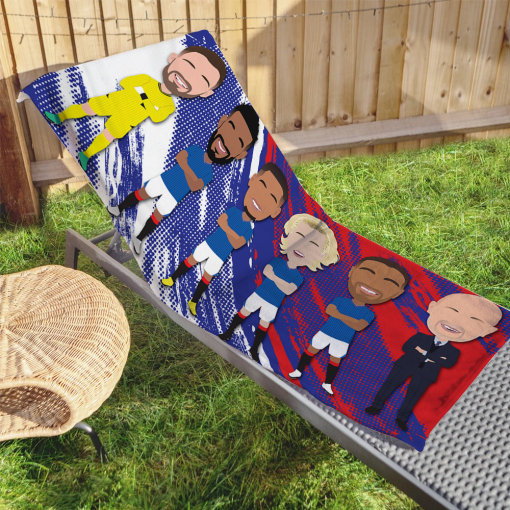Rangers 2023-24 Vector Heroes Beach Towel