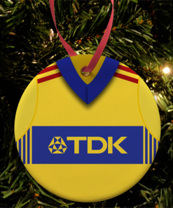 Crystal Palace Away 1997 Retro Kit Christmas Tree Decoration