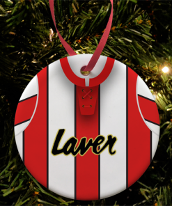 Sheffield Utd Home 1992 Retro Kit Christmas Tree Decoration
