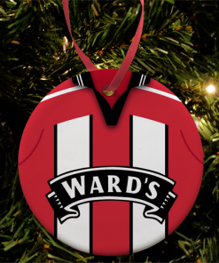 Sheffield Utd Home 1998 Retro Kit Christmas Tree Decoration