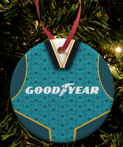 Wolves Away 1996 Retro Kit Christmas Tree Decoration