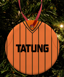 Wolves Home 1982 Retro Kit Christmas Tree Decoration