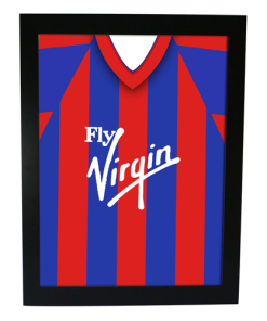 Crystal Palace Home 1988 Retro Kit Framed Print