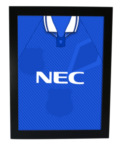 Everton Home 1994 Retro Kit Framed Print