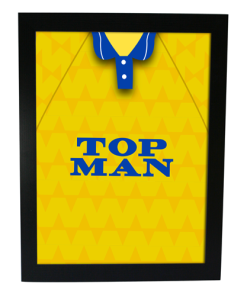 Leeds Utd Away 1993 Retro Kit Framed Print