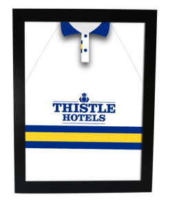 Leeds Utd Home 1993 Retro Kit Framed Print