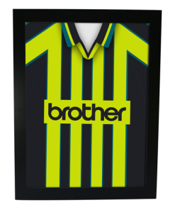 Man City Away 1999 Retro Kit Framed Print