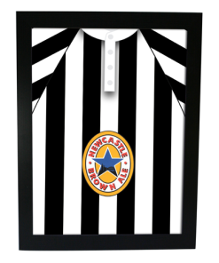 Newcastle Utd Home 1996 Retro Kit Framed Print