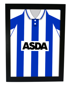 Sheffield Wednesday Home 1991 Retro Kit Framed Print