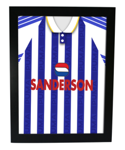 Sheffield Wednesday Home 1993 Retro Kit Framed Print