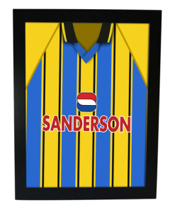 Southampton Away 1995 Retro Kit Framed Print