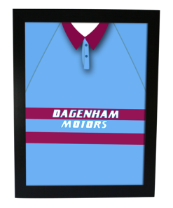 West Ham Utd Away 1995 Retro Kit Framed Print