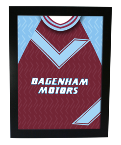 West Ham Utd Home 1993 Retro Kit Framed Print