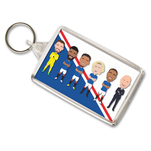 Rangers Vector Heroes Keyring