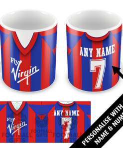 Crystal Palace Home 1988 Personalised Retro Kit Mug