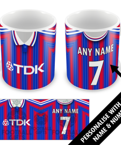 Crystal Palace Home 1996 Personalised Retro Kit Mug