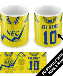 Everton Away 1991 Personalised Retro Kit Mug
