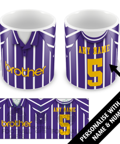 Man City Away 1993 Personalised Retro Kit Mug