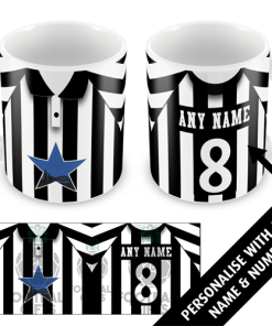 Newcastle Home 1993 Personalised Retro Kit Mug