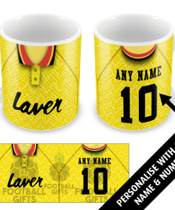 Sheffield Utd Away 1991 Personalised Retro Kit Mug