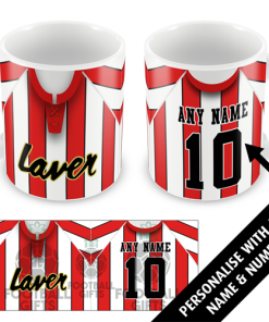 Sheffield Utd Home 1992 Personalised Retro Kit Mug