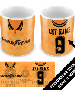 Wolves Home 1991 Personalised Retro Kit Mug