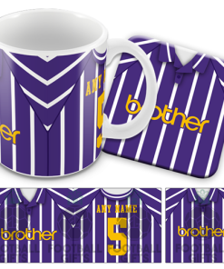 Man City Away 1993 Retro Kit Mug and Coaster Set