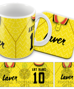 Sheffield Utd Away 1991 Retro Kit Mug and Coaster Set