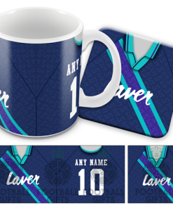 Sheffield Utd Away 1993 Retro Kit Mug and Coaster Set